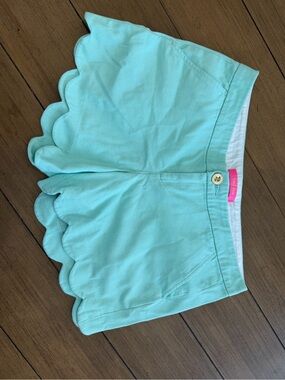 Lilly Pulitzer Scalloped Mint Green short